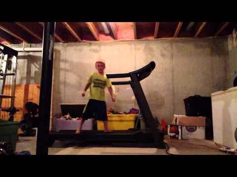Landon's Uptown Funk Treadmill Dance