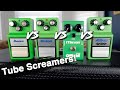 Tube Screamer Shootout | Ibanez TS9 vs Maxon OD-9 vs Maxon OD808 vs Fortin-Modded Maxon FAOD9