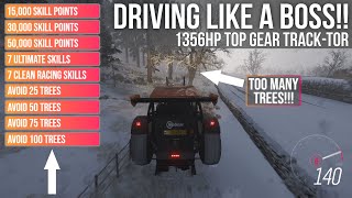 Forza Horizon 4 DRIVING LIKE A BOSS!!  1356HP Top Gear TrackTor