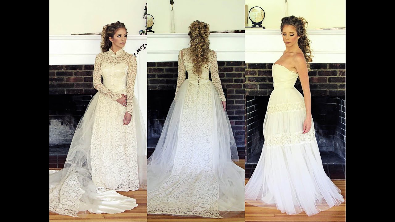 Vintage Wedding Dresses Lookbook YouTube