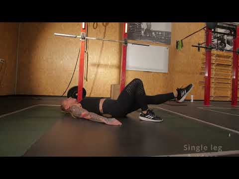 83 Single leg bridges
