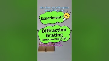 【Physics Experiment】Diffraction Grating for green laser light (532nm)
