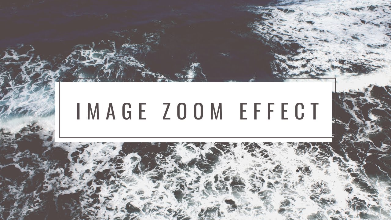 HTML & CSS - How to Make a Background Image Zoom on Hover - YouTube