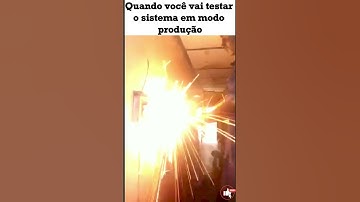 Quando você vai testar o sistema em produção... #memes #ti #dev #nerd #shorts