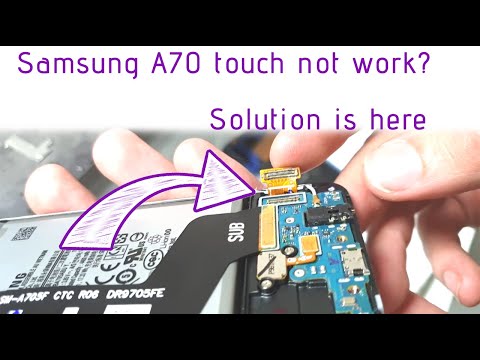 Samsung A70 (A705F) Touch not work Repair Tutorial - toque não funciona