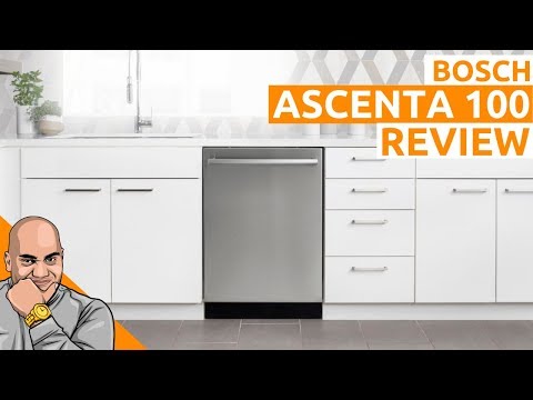 Bosch Ascenta Dishwasher 100 Series Black Stainless Steel Youtube