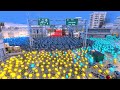 【UEBS】Battle between Stickman and battle robot in the city! | Ultimate Epic Battle Simulator