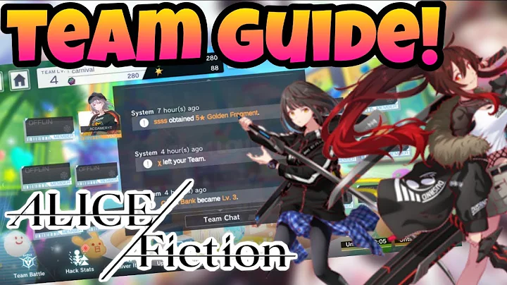 Alice Fiction Global - Team(Guild) Guide! *Must Wa...