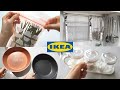 이케아 주방용품 추천템 리뷰 👩‍🍳 접이식 식기건조대부터 2천원대 음식물쓰레기통까지 Ikea kitchen cookware & tableware review