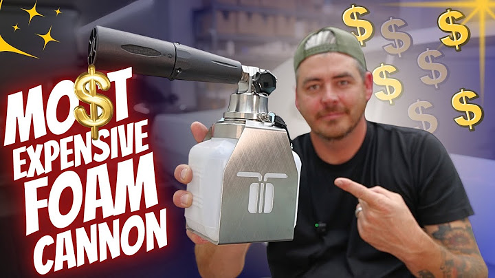 I tested the MOST EXPENSIVE FOAM CANNON in the world! - Mosmatic