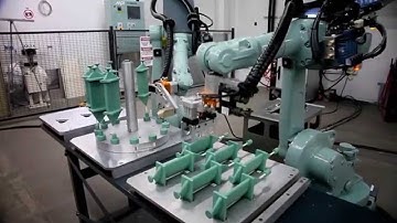 Robotic Tool Changers Utilized to Quickly Exchange Wax Room Tooling