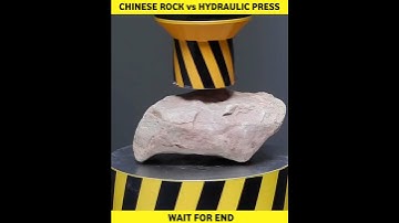 Strongest Chinese Rock vs Hydraulic Press 🔥 #shorts #shortvideo #viral @MrBeast