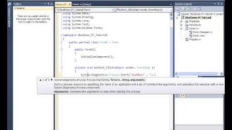 How To Shutdown A PC In C# [Tutorial]