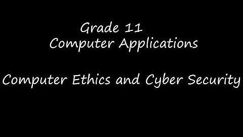 Grade 11 | Computer Applications | cyber security | 04.02.2021 | 2.00 PM