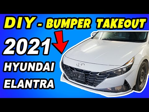 DIY 2021 – 2022 – 2023 Hyundai Elantra Front Bumper Removal/Takeout – Any Bumper Takeout