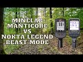 Nokta legend beast mode vs minelab manticore  depth test