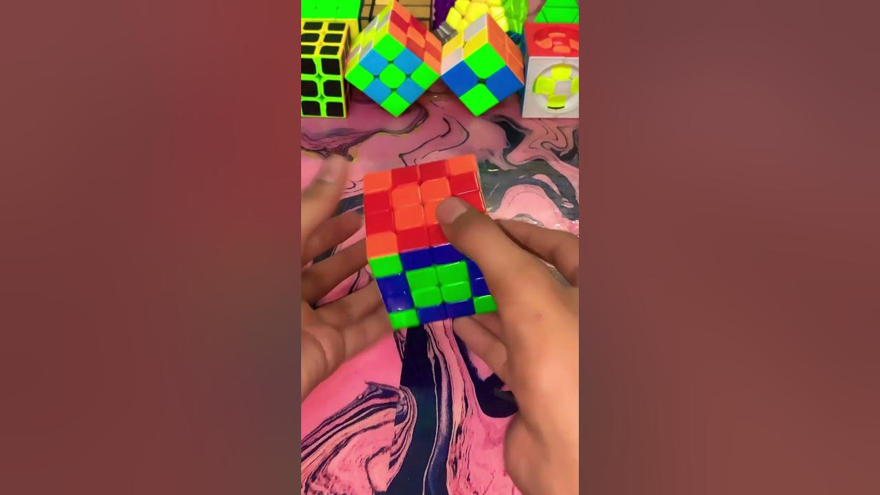 Making Checkerboard Pattern on 4x4 Rubik’s cube #shorts - YouTube