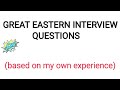 INTERVIEW QUESTIONS OF GREAT EASTERN.(Must watch before going)