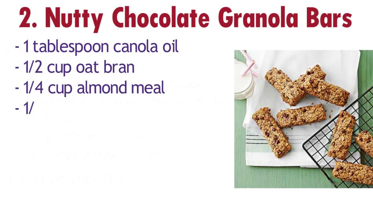 How to Cure Diabetes Top 5 Diabetic Snack Bars Recipes Easy YouTube