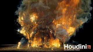 monster trees fire FX