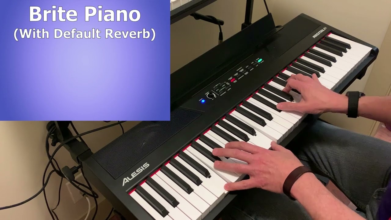 Alesis Recital 61 Review; Great Portable Option - Piano Tone