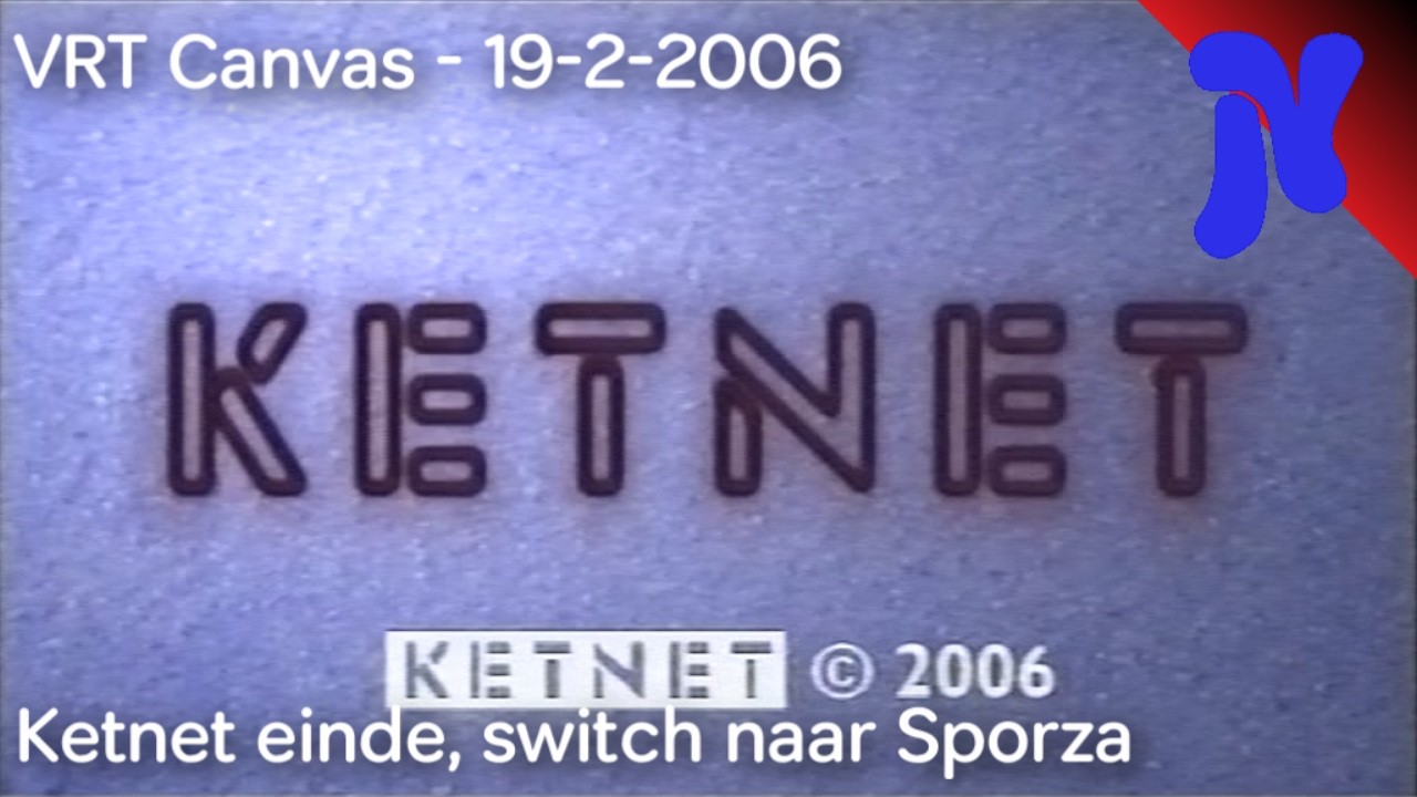 VRT Canvas - Ketnet einde, switch naar Sporza (19-2-2006)