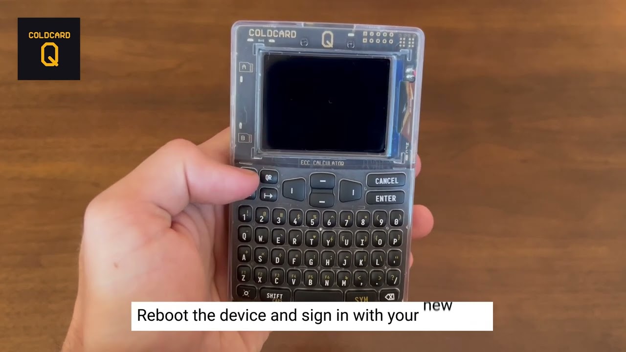 Coldcard Mk4 - Hardware Wallet