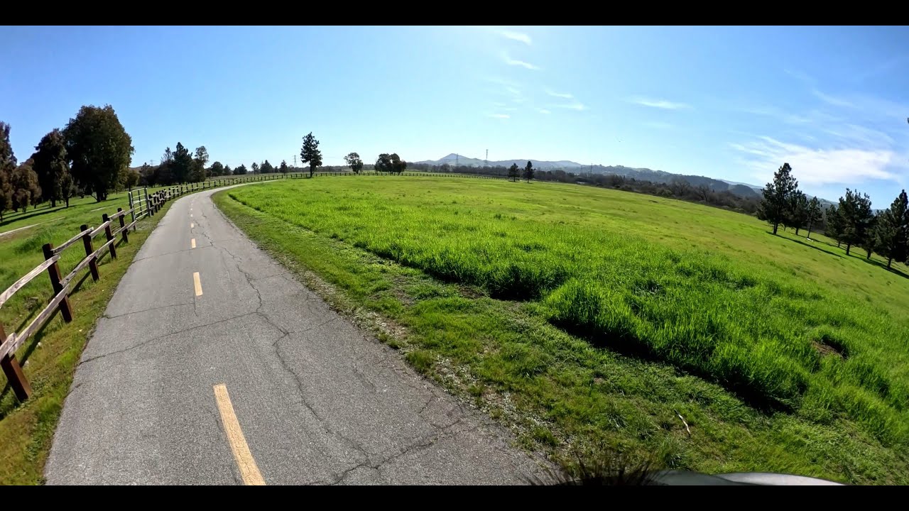 Coyote Creek Trail Southbound Leg 2 | Santa Clara County | Cycling POV 4K