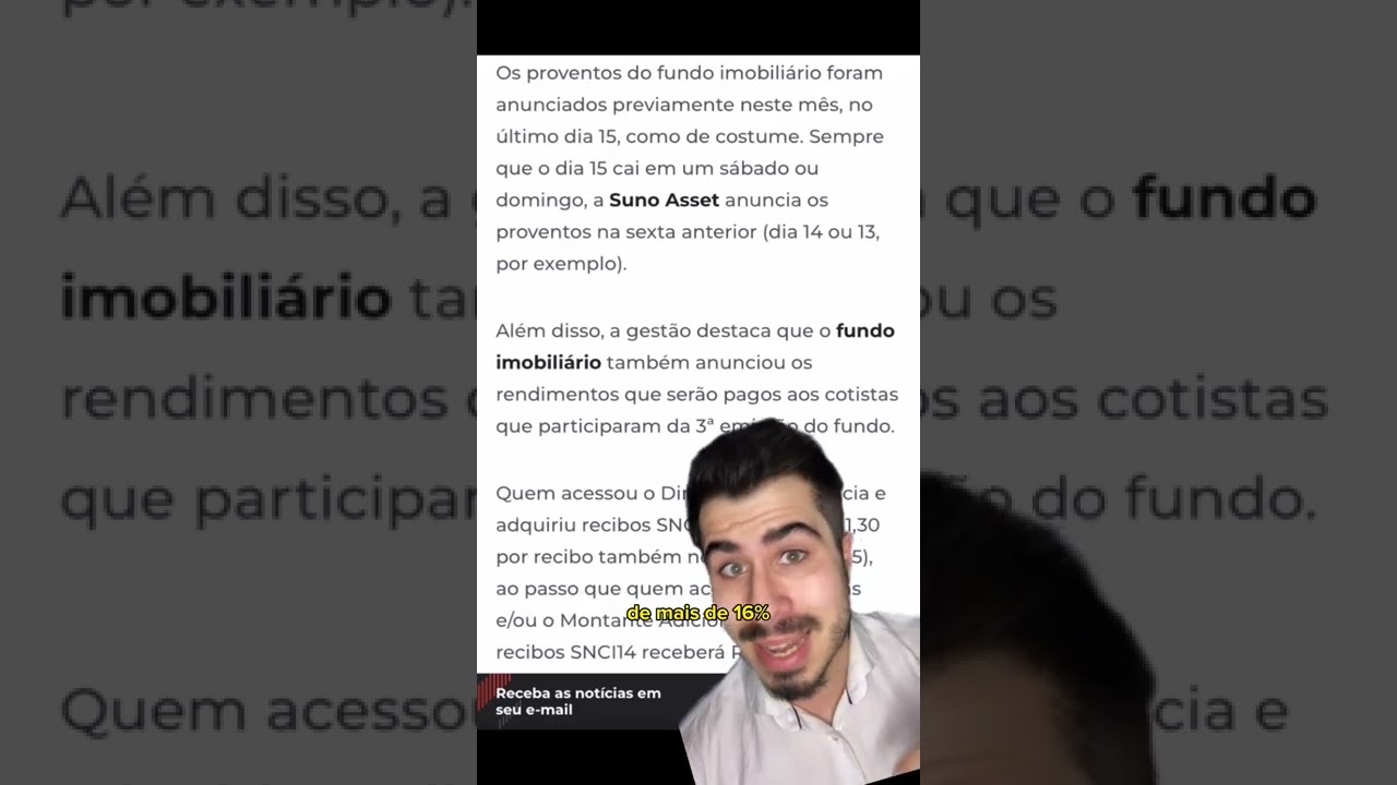 SNCI11: dividendos na conta! 