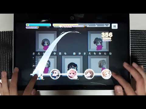【デレステ】ストリート・ランウェイ MASTER+ Lv30 フルコンボ(ALL PERFECT) 手元