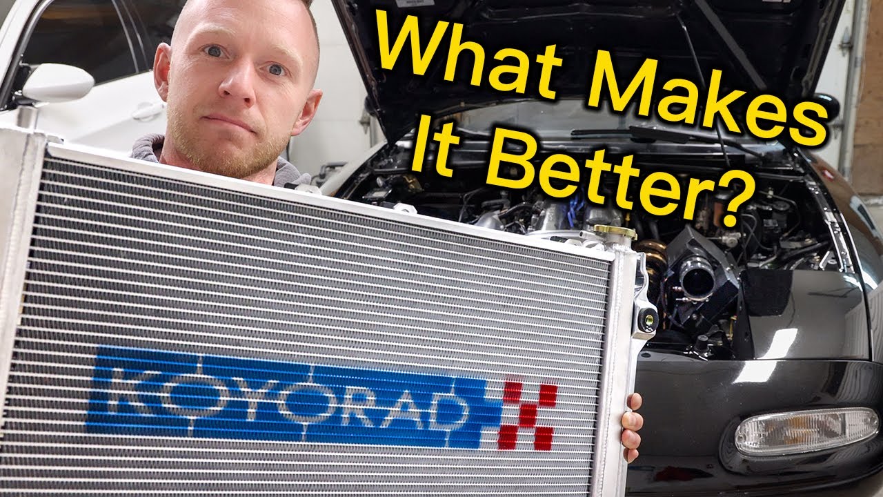 Super Miata Radiator Flyin Miata Crossflow Radiator Mazda Mx5 (NA/NB) - YouTube