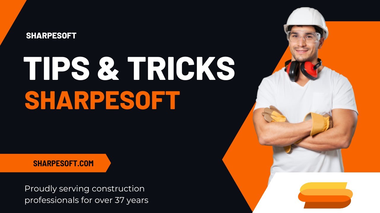 Drag-and-Drop Bid Items in SharpeSoft Estimator