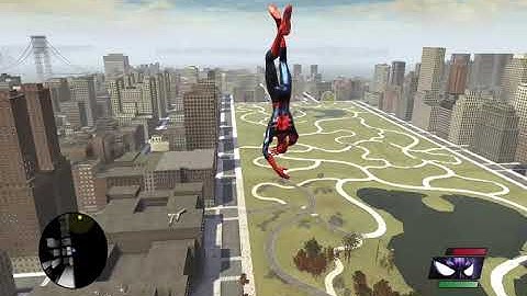 Spider Man Web of Shadows - swinging around the city