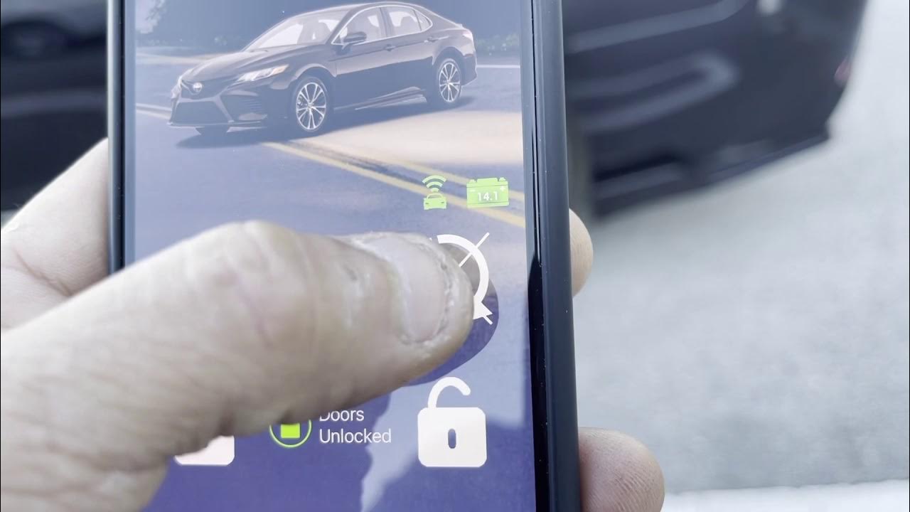 2019 2020 Toyota Camry alarm remote start system - YouTube