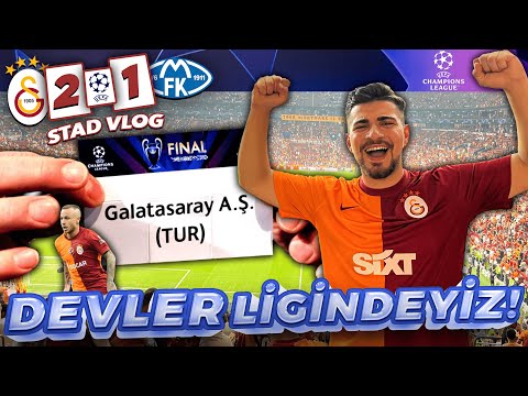 ŞAMPİYONLAR LİGİNDEYİZ ! OYUNDAN MEMNUN MUYUZ? | Galatasaray 2-1 Molde FK UCL Play-Off Stadyum Vlog