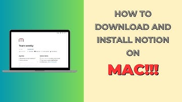 How to Download and Install Notion Note App on MacBook - Full Guide