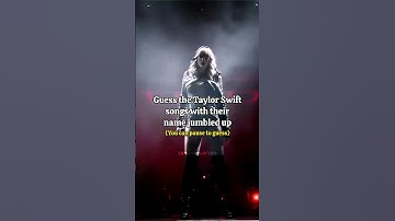 Guess the Taylor Swift songs with their name jumbled up (Part 2) | #taylorswift #shorts