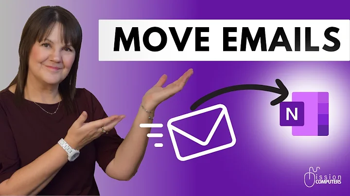 How to move emails from Outlook into OneNote || Connie Clark #onenote