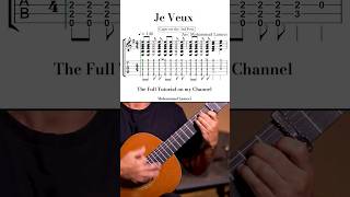 How To Play Je Veux by Zaz #classicalguitar #fingerstyle