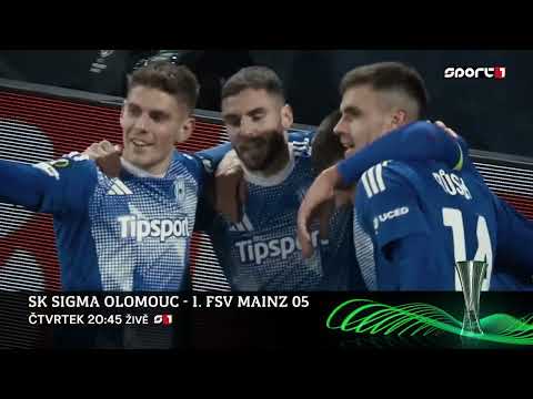 Sleduj Sigmu Olomouc v osmifinále Konferenční ligy ŽIVĚ na Telly. 🫵🏻