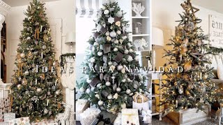 TENDENCIAS NAVIDEÑAS 2023-2024 🎄🎅 ARBOLES  de NAVIDAD en TENDENCIA🎄 IDEAS para NAVIDAD