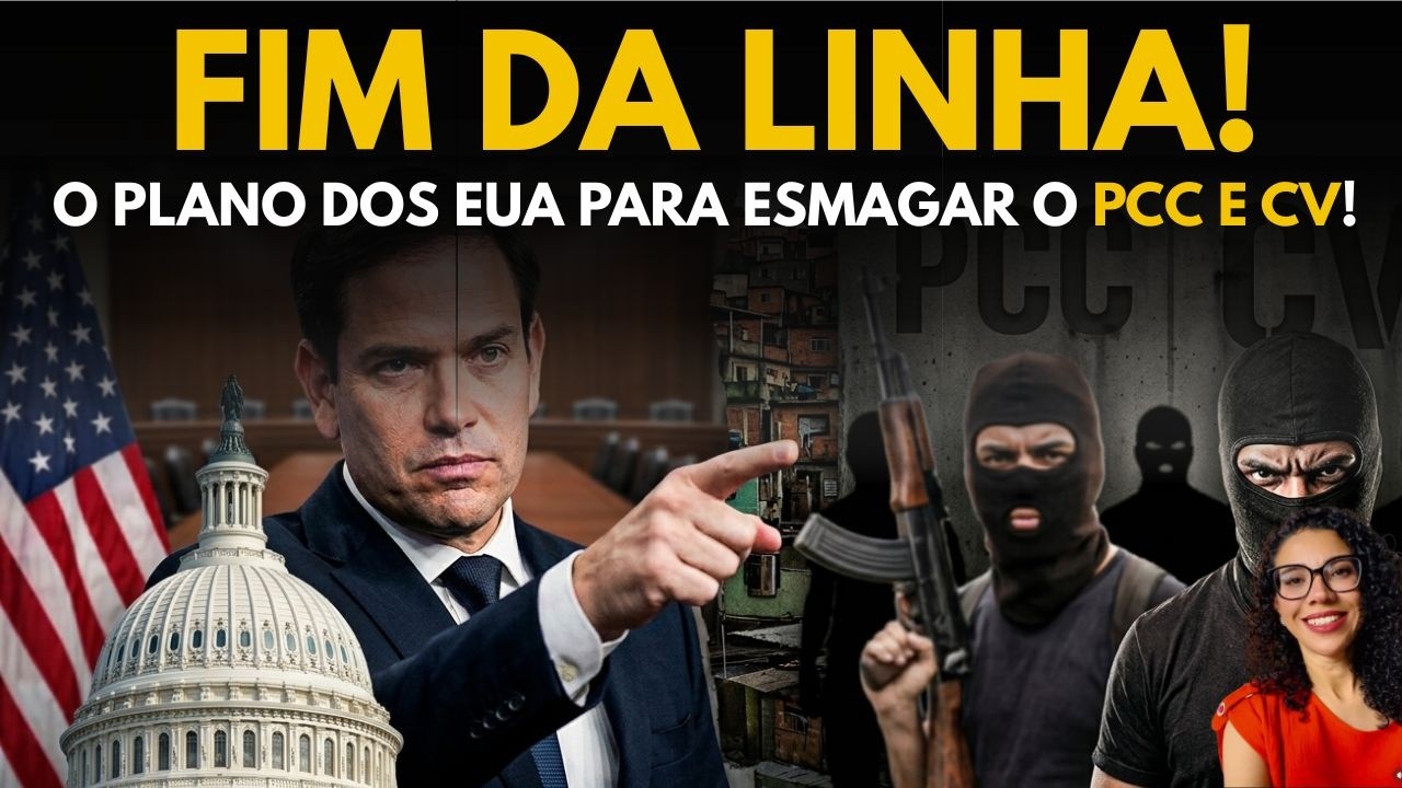MARCO RUBIO MANDA AVISO AO BRASIL: PCC e CV são organizações terroristas!| Boletim Zip News 29/05