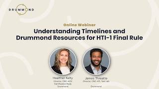 Compliance Roadmap: Understanding Timelines and Drummond Resources for HTI-1 Final Rule