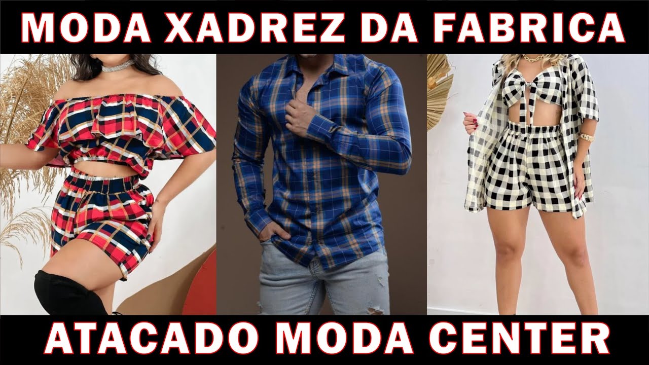 César Tecidos - Acabamos de receber novas opções de cores 🌈 de xadrez para  confecção de camisas para o inverno e festa junina. 🎉 É uma mais linda 😍  do que a