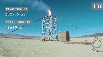 Composite Motor Rocket  - N Class Static Fire CU SRL