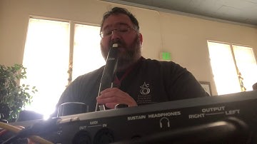 EWI 4000s demo with Behringer Neutron Moog Model D iOS