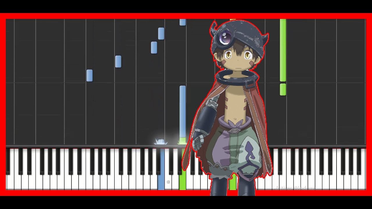 Made in Abyss-piano anime cover-(Synthesia)-HD