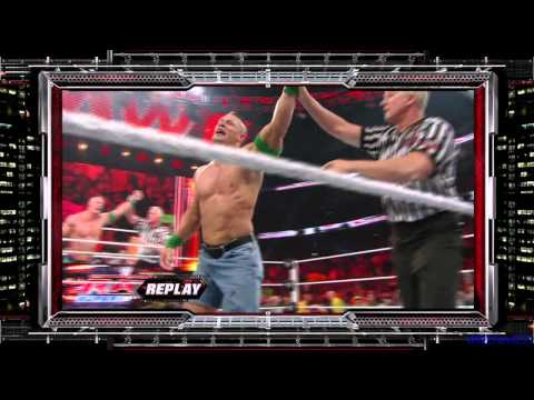 Brock Lesnar F5 John Cena Raw 9 4 12 