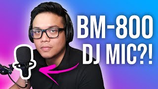 Best Settings for BM800: Sound like a DJ for FREE with NO phantom power NO audio interface in OBS!