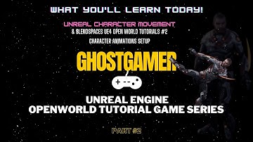 Unreal Engine 4 - Open World Tutorial Game Series Part #2 - Creating Animations and Blueprints -2022